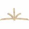 Ekena Millwork Davenport Rough Sawn Timber Gable Bracket, Douglas Fir, 72"W x 45"H x 2"D x 4"F, 15/12 Pitch GBW072X45X0204DAV00RDF - alternate 4